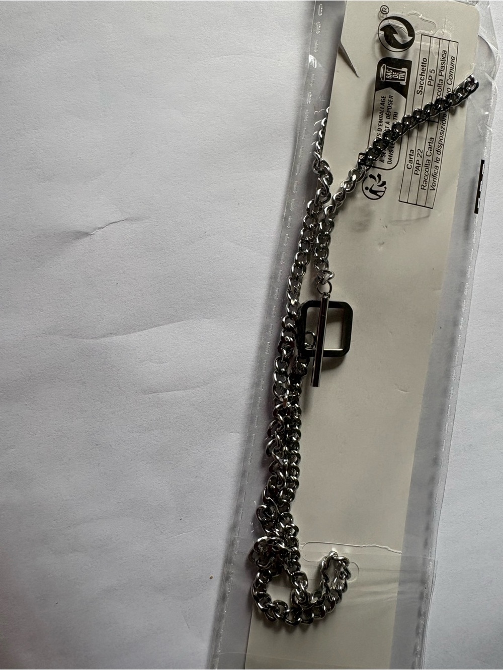Silver Replacement Phone Strap Chain - Unbranded